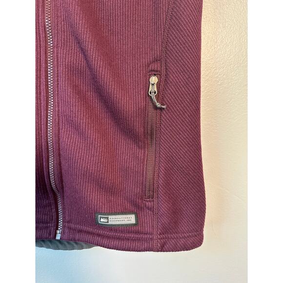 Rei Women’s Size Small pocket zip polartec fleece Vest - Picture 2 of 6